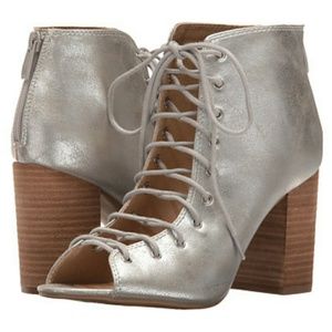 Chinese laundry lace up booties